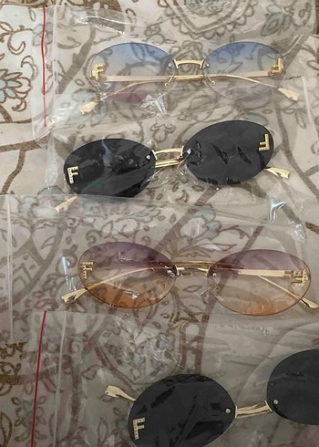 Ray Ban Şeffaf Kahverengi Oval Kadın Güneş Gözlüğü