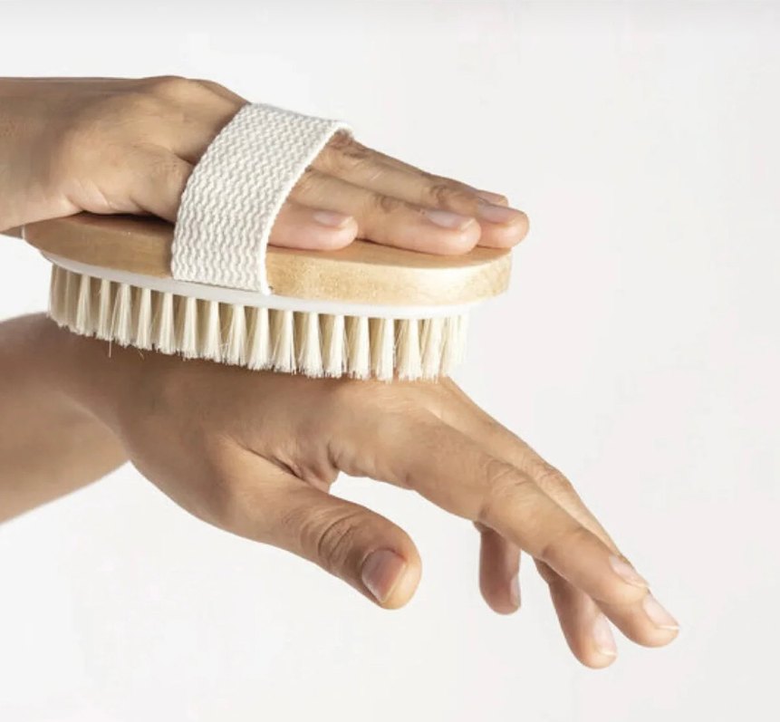 Doğal at kılı selülit fırçası - Görsel 2