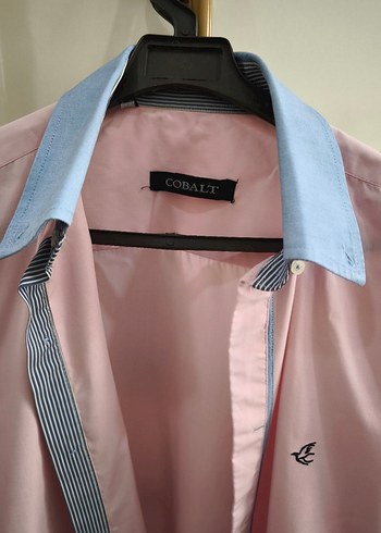 Tudors Düğmeli Pembe Erkek Gömlek - Görsel 6