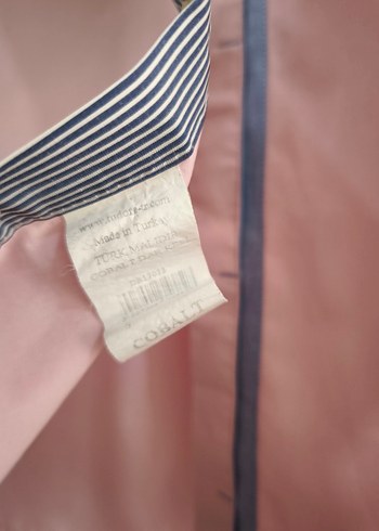 Tudors Düğmeli Pembe Erkek Gömlek - Görsel 2