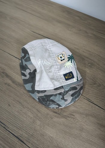 Gri Kamuflaj Desenli Erkek Şapka - Görsel 3