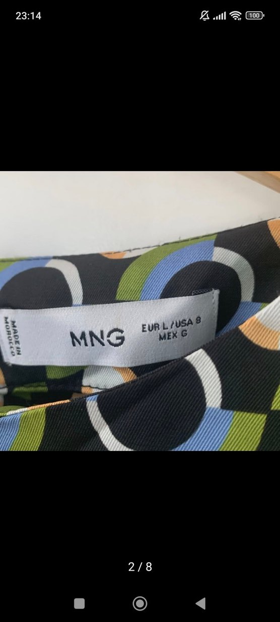 Zincir Detaylı Çok Renkli Midi Kadın Tunik - Görsel 2