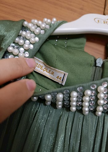 Bohem Salaş Yüksek Yakalı Kadın Elbise - Görsel 5