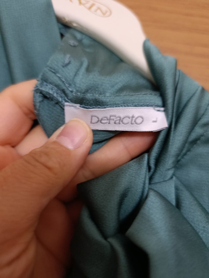 Uzun Kollu, Salaş Kesim, İpek Görünümlü Tunik - Görsel 2