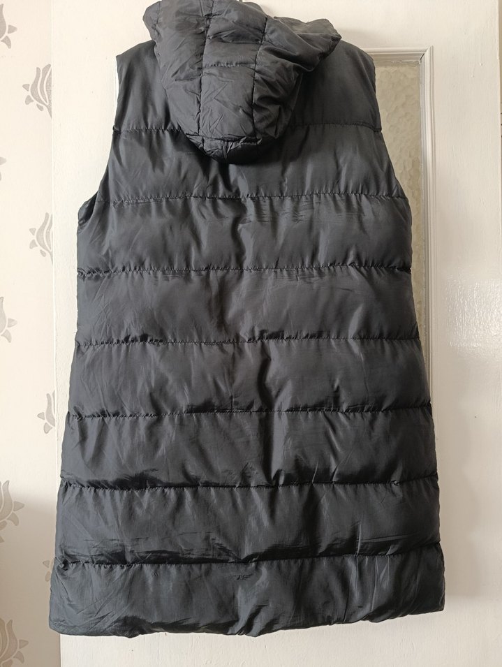 Düğmeli Siyah Kadın Yelek - Görsel 3