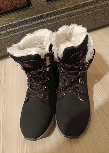 Kahverengi Kürklü Kadın Dolgu Topuk Bot - Görsel 2