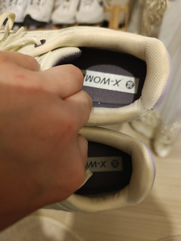 Beyaz Bağcıklı Kadın Spor Ayakkabı - Görsel 3