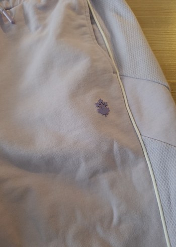 Beyaz Rahat Kesim Kadın Eşofman Altı - Görsel 2