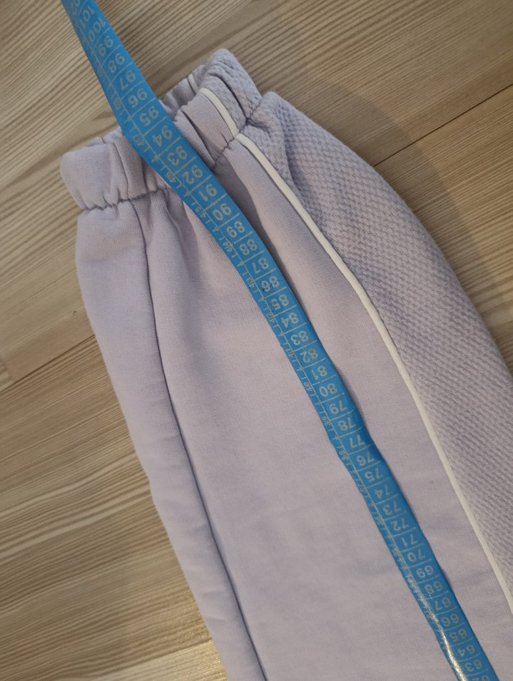 Beyaz Rahat Kesim Kadın Eşofman Altı - Görsel 5