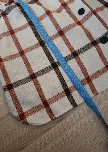 Kareli Düğmeli Uzun Kollu Kadın Gömlek - Görsel 4