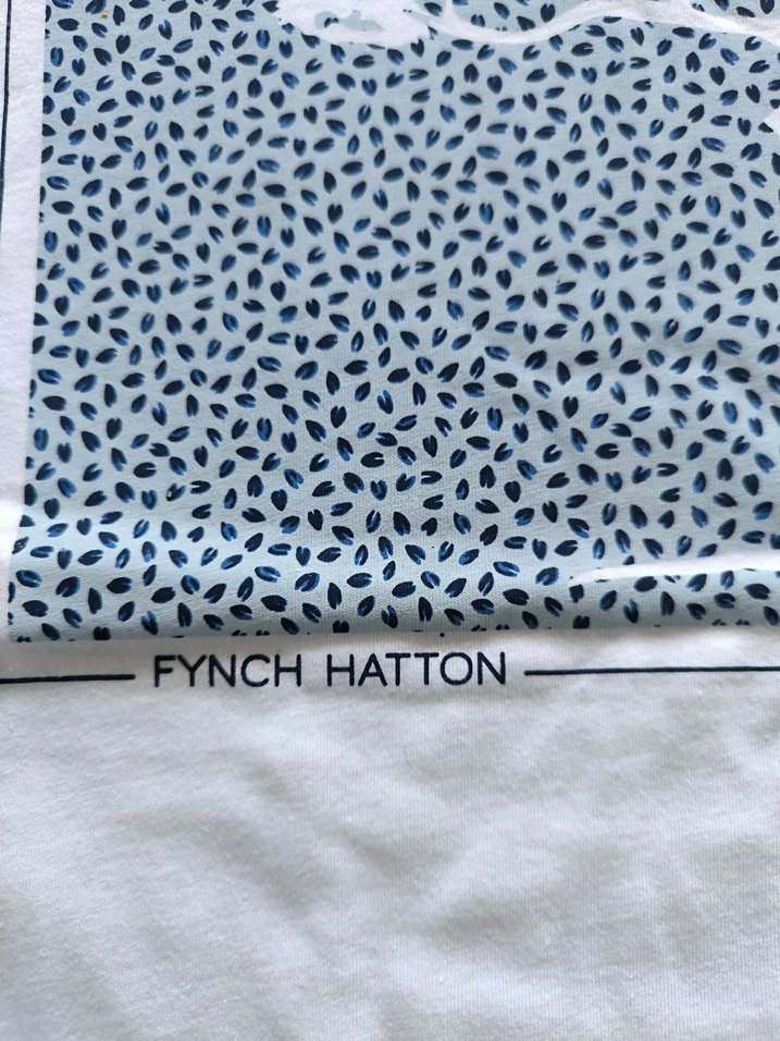 Beyaz Baskılı Erkek Tişört Fynch Hatton Almanya'dan - Görsel 3