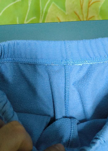 Kızlar için Rahat Kesim Mavi Pantolon - Görsel 5