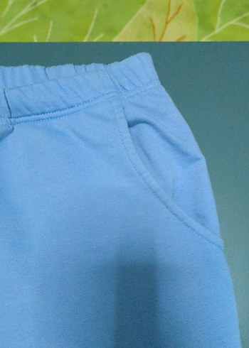 Kızlar için Rahat Kesim Mavi Pantolon - Görsel 4