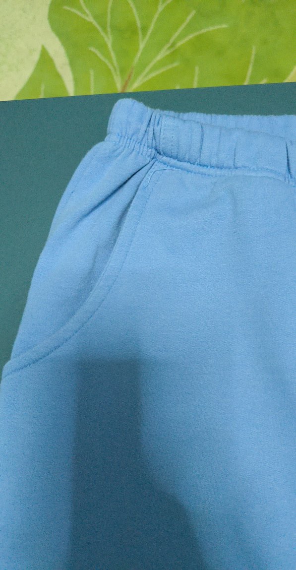 Kızlar için Rahat Kesim Mavi Pantolon - Görsel 3