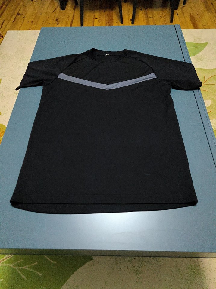 Siyah Erkek Kısa Kollu Spor Tişört - Görsel 5