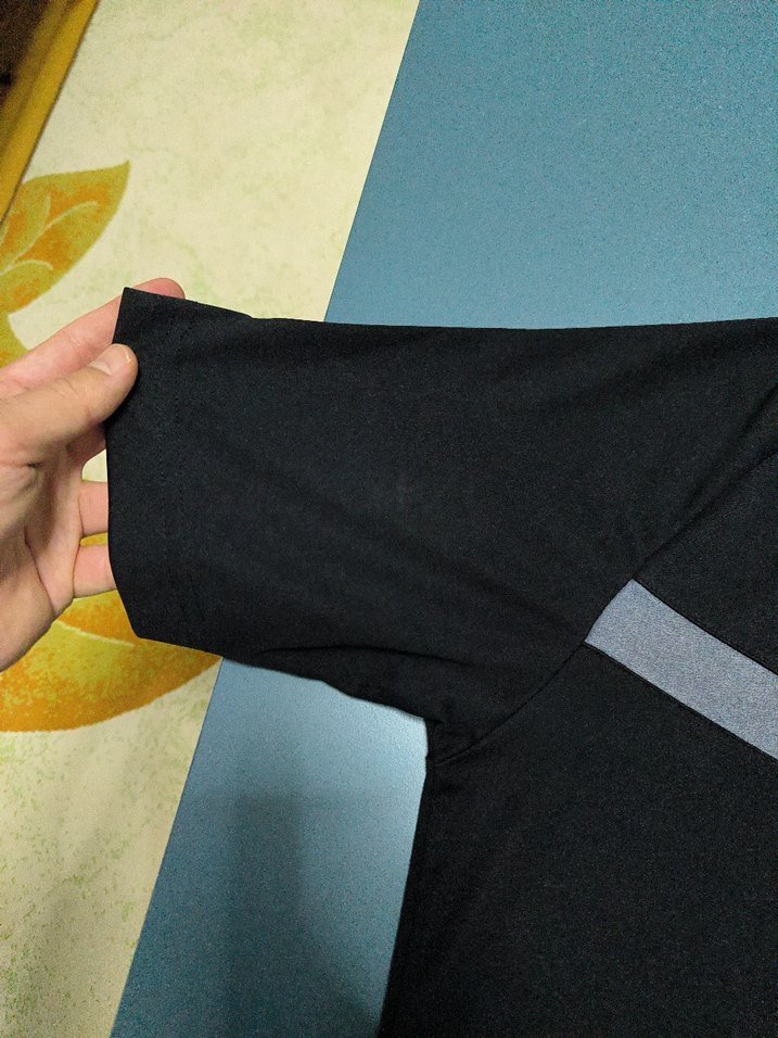 Siyah Erkek Kısa Kollu Spor Tişört - Görsel 3