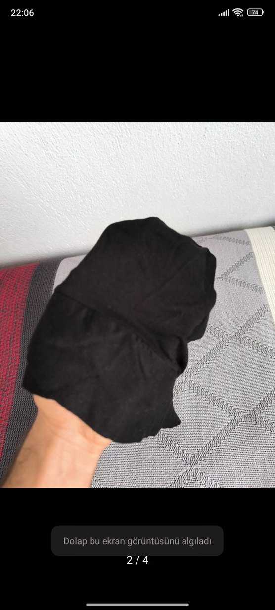 Siyah Avant-Garde Kadın bone - Görsel 2