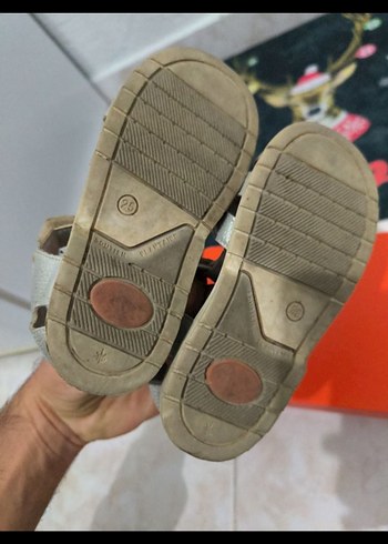 Kız Çocuk Bej Cırt Cırtlı Sandalet polaris 25 numara - Görsel 5
