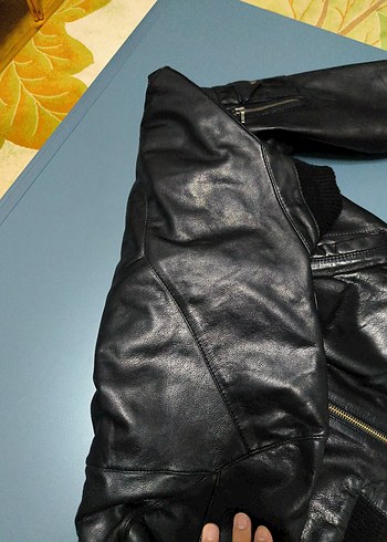 Kemerli Siyah Deri Erkek Ceket Abrams deri ceket Almanya'dan - Görsel 7