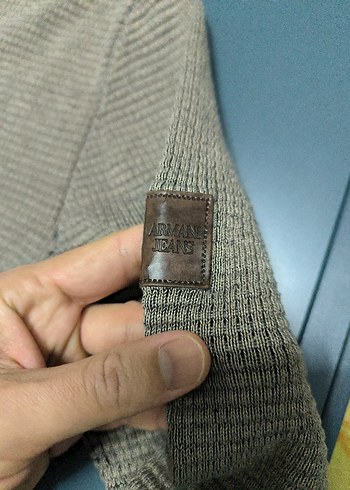 Armani Jeans Orjinal pamuk kazak L Beden - Görsel 3