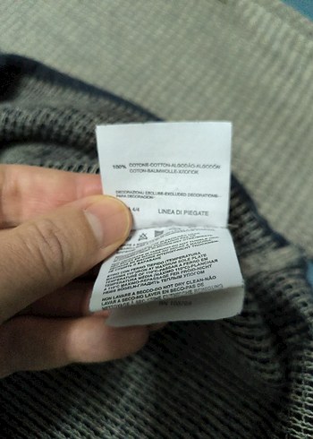 Armani Jeans Orjinal pamuk kazak L Beden - Görsel 14