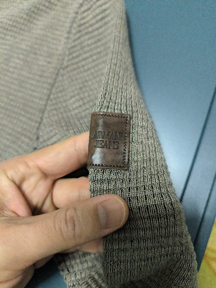 Armani Jeans Orjinal pamuk kazak L Beden - Görsel 3