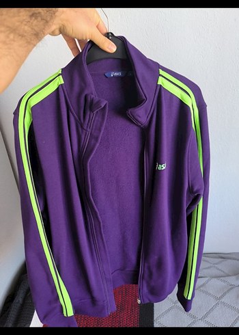 Asics Mor Fermuarlı Spor ceket - Görsel 2