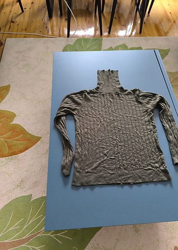 Gri Kadın Balıkçı Yaka Triko - Görsel 7