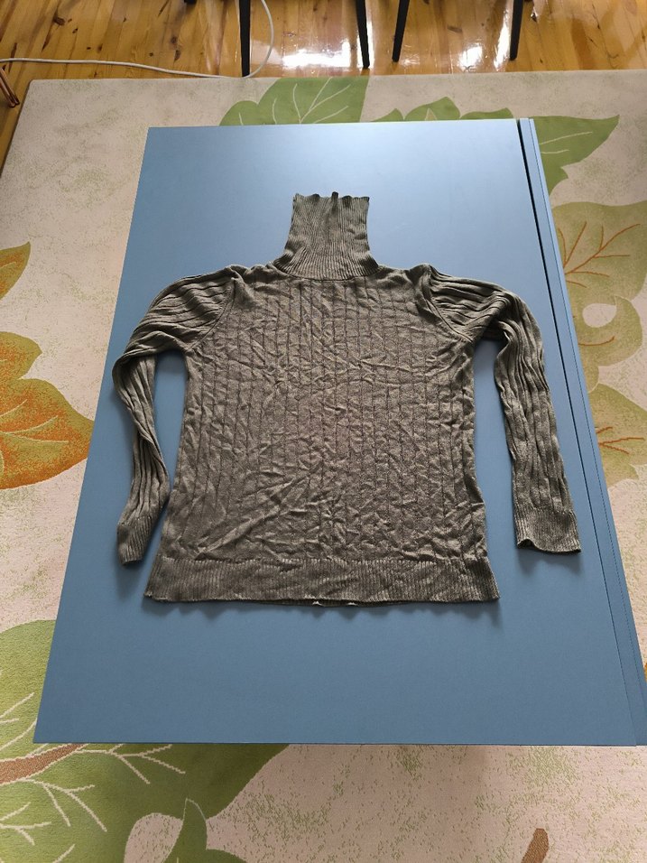 Gri Kadın Balıkçı Yaka Triko - Görsel 4