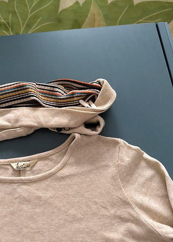 Ekol Kadın kazak Fülar ve aksesuarla L beden - Görsel 3