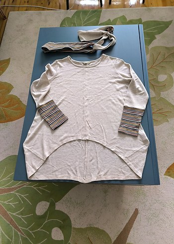 Ekol Kadın kazak Fülar ve aksesuarla L beden - Görsel 12