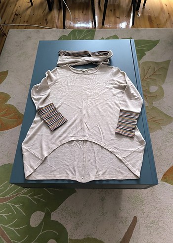 Ekol Kadın kazak Fülar ve aksesuarla L beden - Görsel 5