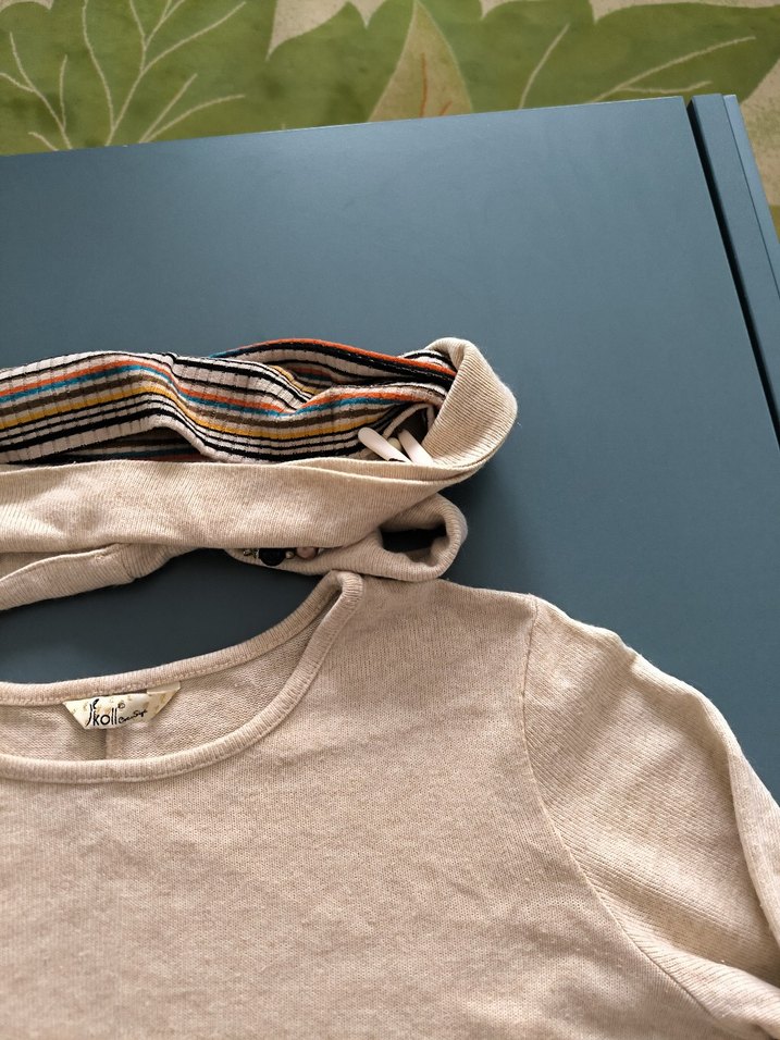 Ekol Kadın kazak Fülar ve aksesuarla L beden - Görsel 3