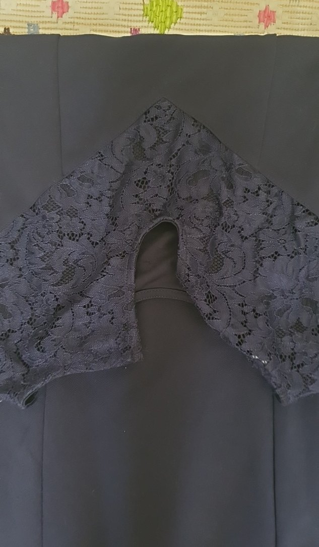 lacivert abiye - Görsel 4