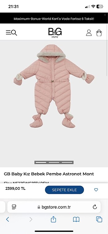 Bebek Astronot Tulum - Görsel 7