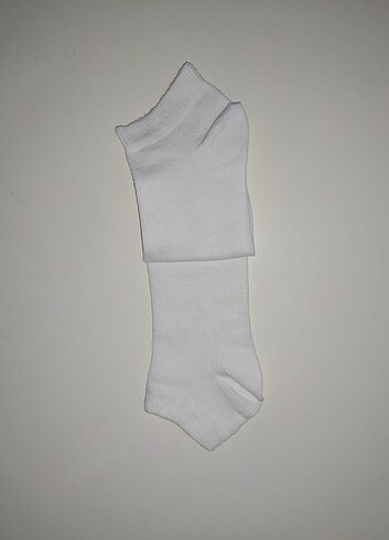 37 Beden beyaz Renk 4 lü beyaz Bayan kısa çorap 