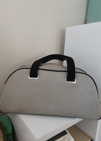Lacoste Lacoste Gri Deri Kadın Çanta