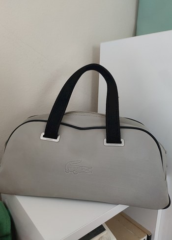 Lacoste Gri Deri Kadın Çanta