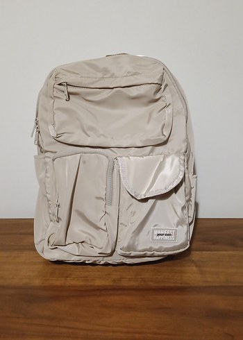 LC Waikiki Bej Minimalist Unisex Sırt Çantası
