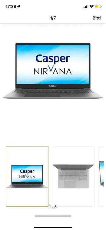 Casper Nirvana F500 Dizüstü Bilgisayar