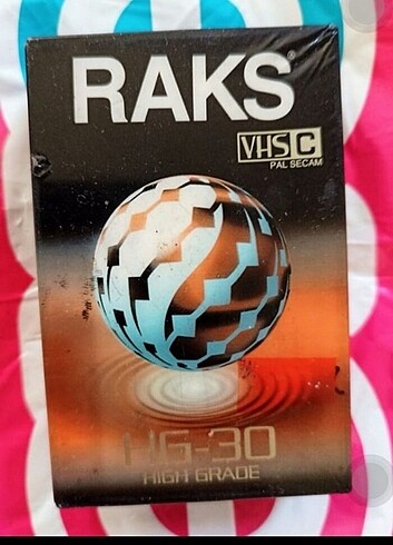 RAKS VHS SIFIR KAMERA KASETİ