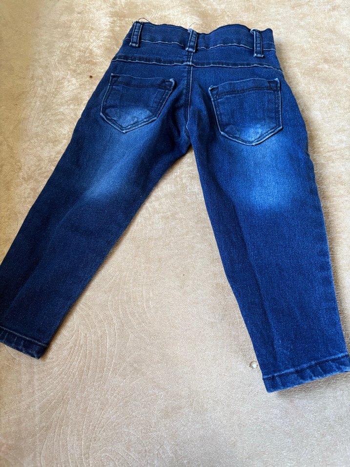 Erkek Çocuk Mavi Denim Pantolon - Görsel 2