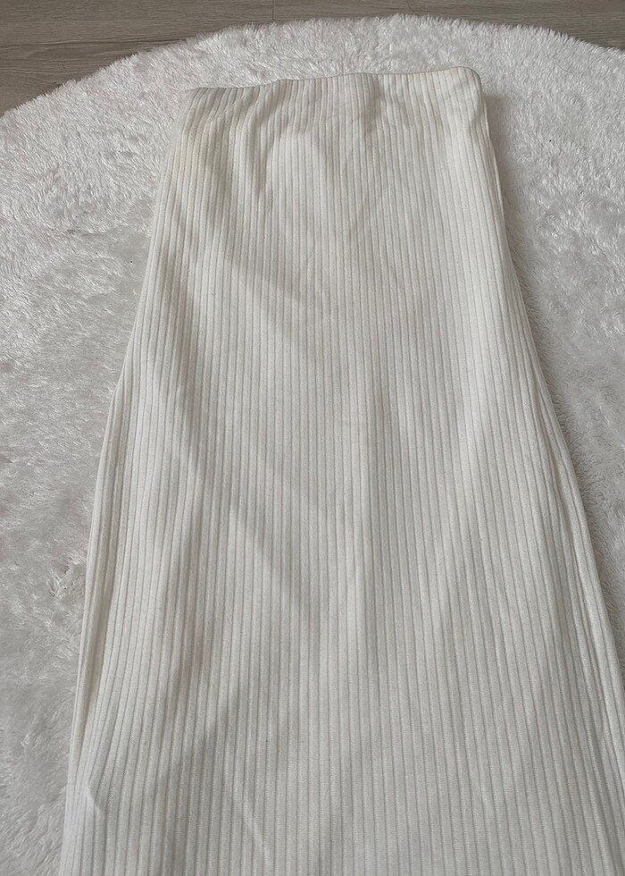 Kadın straplez elbise - Görsel 4