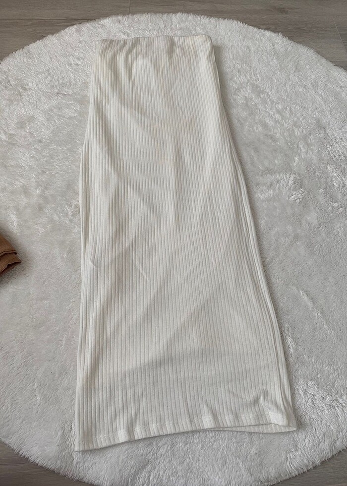 Kadın straplez elbise - Görsel 5