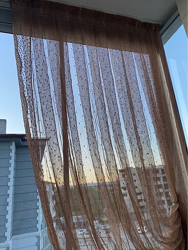 Beden kahverengi Renk Fon perde