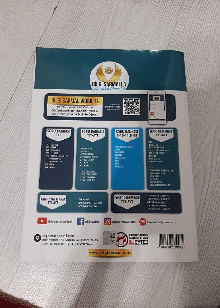 Bilgi sarmal tyt matematik soru bankası - Görsel 2
