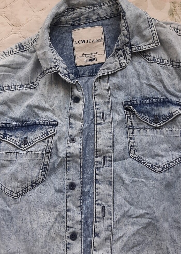 Erkek kot gömlek  - Görsel 2