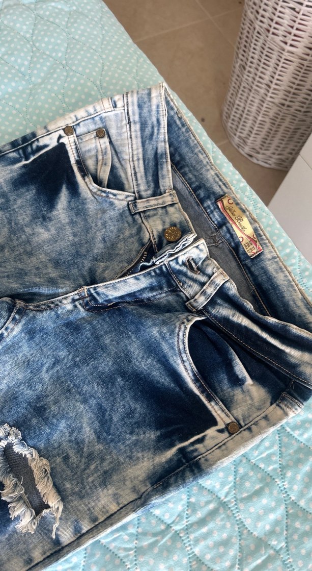 Kadın Gri Yıkamalı Dar Kesim Denim Pantolon - Görsel 4