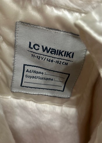 Beyaz çocuk Midi Kaban, Fermuarlı, Sıcak Kumaş - Görsel 2