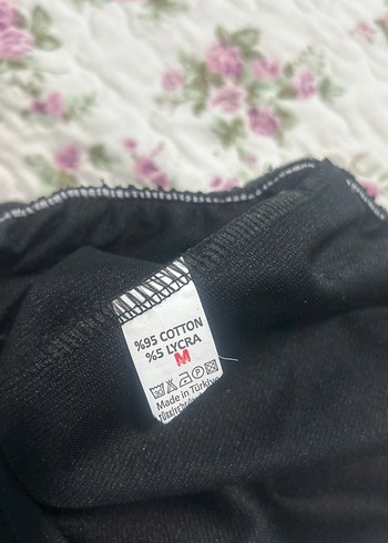 Siyah Kadın Pamuklu Bol Kesim Pantolon - Görsel 3